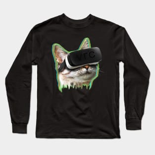 cat funny t-shirt Long Sleeve T-Shirt